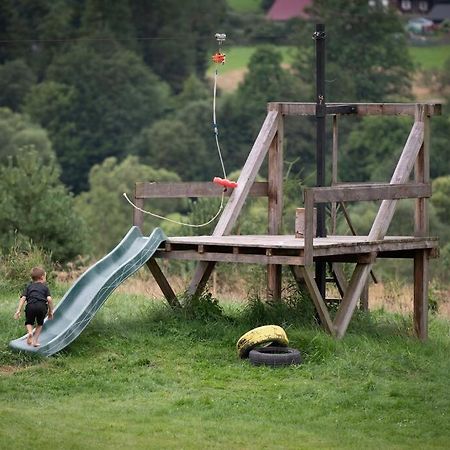 Polanka Beskid Niski Cute Cabin With Spectacular Views Hanczowa Exteriör bild