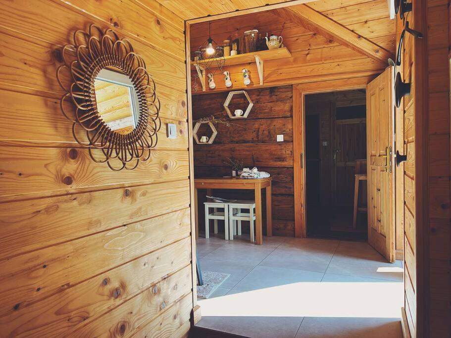 Polanka Beskid Niski Cute Cabin With Spectacular Views Hanczowa Exteriör bild