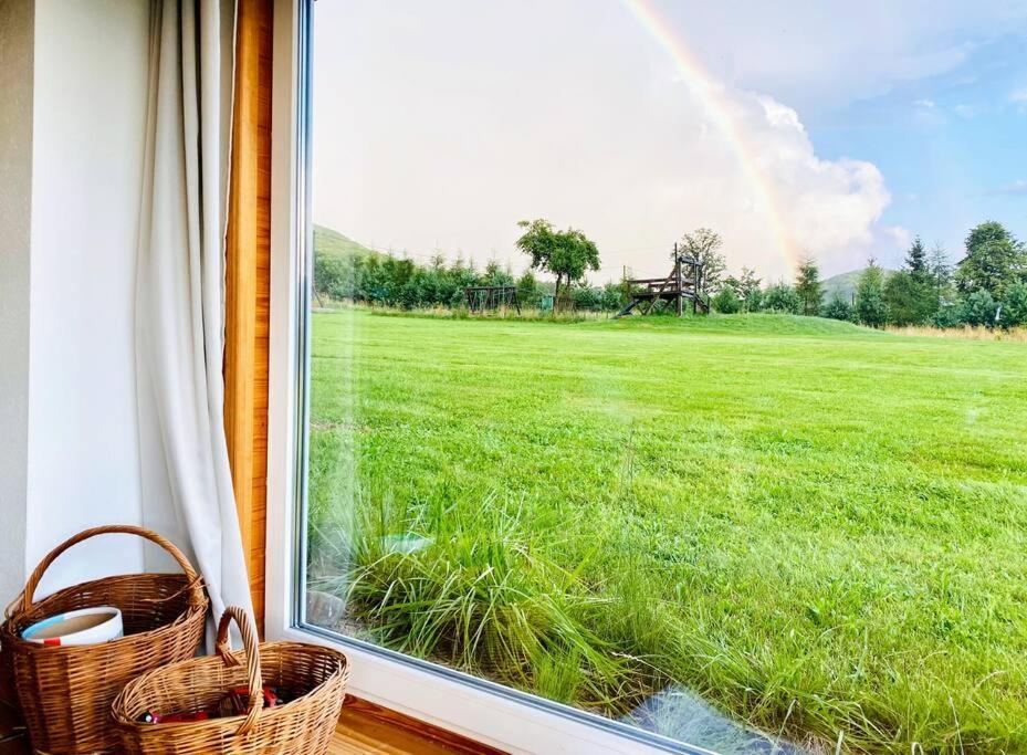 Polanka Beskid Niski Cute Cabin With Spectacular Views Hanczowa Exteriör bild