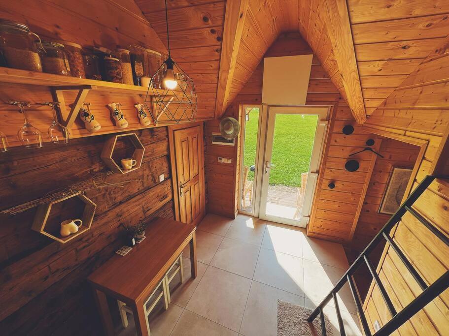 Polanka Beskid Niski Cute Cabin With Spectacular Views Hanczowa Exteriör bild